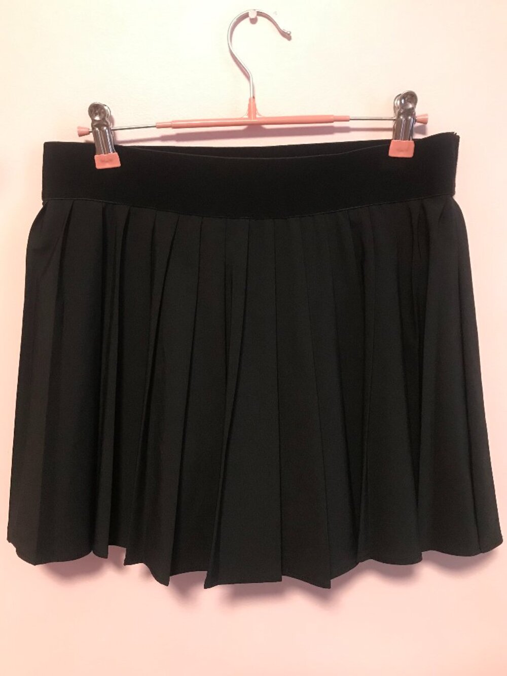 GARAGE "Tessa" Pleated Black Tennis Skort